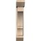 Ekena Millwork Balboa Slat Smooth Bracket w/ Offset Brace, Douglas Fir, 7 1/2"W x 28"D x 40"H BKT0806X28X40BOA06SDF - alternate 2
